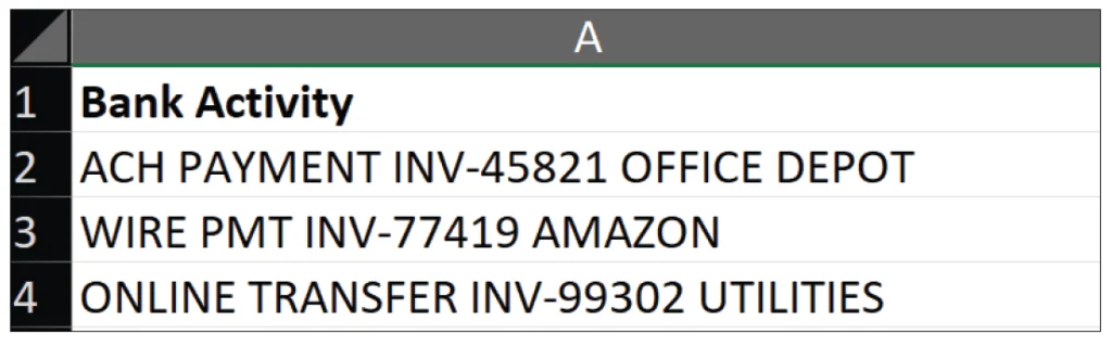 Streamlining Accounting Data Cleanup with Excel's REGEX Functions